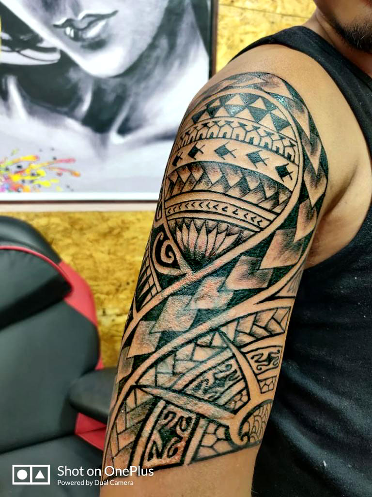 Moksha Tattoo Studio - Shiva Tattoo By Mukesh Waghela The Best Tattoo  Artist In Goa At Moksha Tattoo Studio Goa India. Om Namah Shivaya is one of  the most popular Hindu mantras