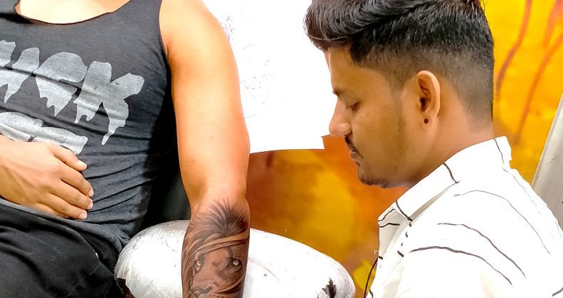 Lion Tattoo by Goa's Best Tattoo Artist - Gupta Tattoo Studio